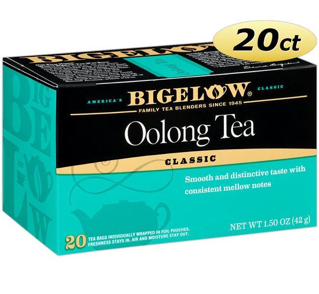 Bigelow Chinese Oolong Tea Bags | Hot Tea