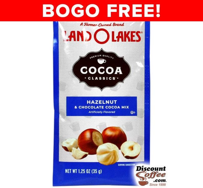 BOGO FREE! Hazelnut & Chocolate | Land O'Lakes Hot Cocoa Mix