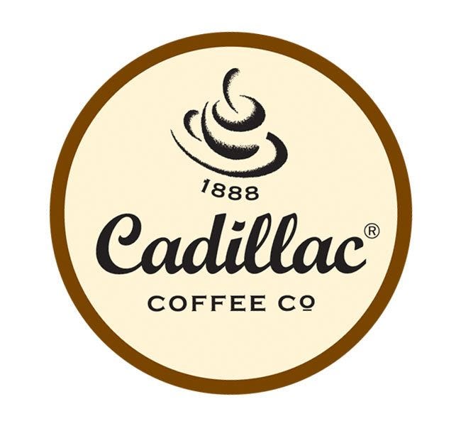 Cadillac Coffee Company | Cinnamon Hazelnut Coffee, Ground Medium Roast 1.5 oz. Bags Brew 12 Cup Pot.