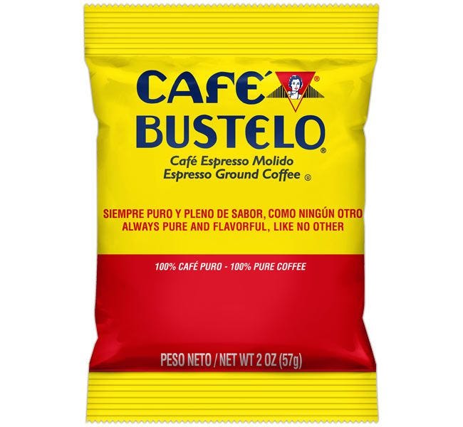 Café Bustelo pre-measured Espresso Coffee packs brew the perfect pot.