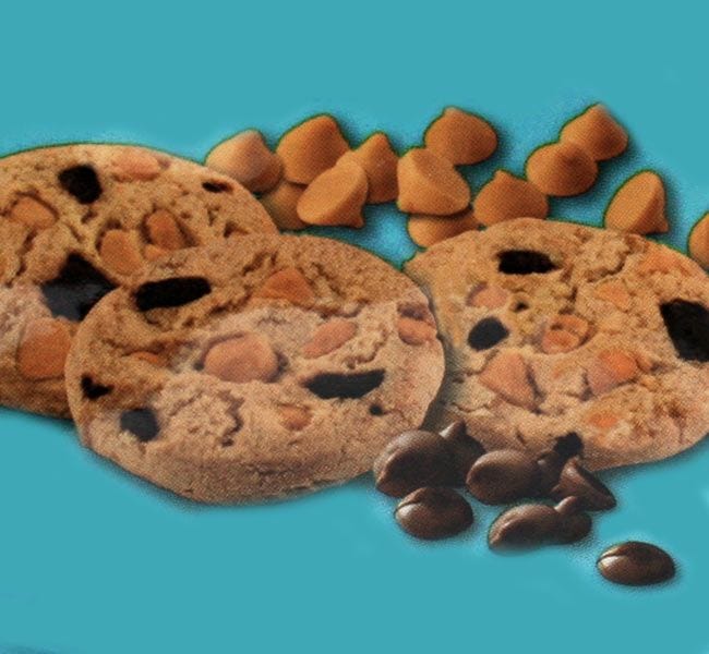 Caramel Sea Salt Chocolate Chip Cookies, Sweet Serenity Ghirardelli Chocolate, 3 oz. Snack Bags, Biscomerica, Kosher