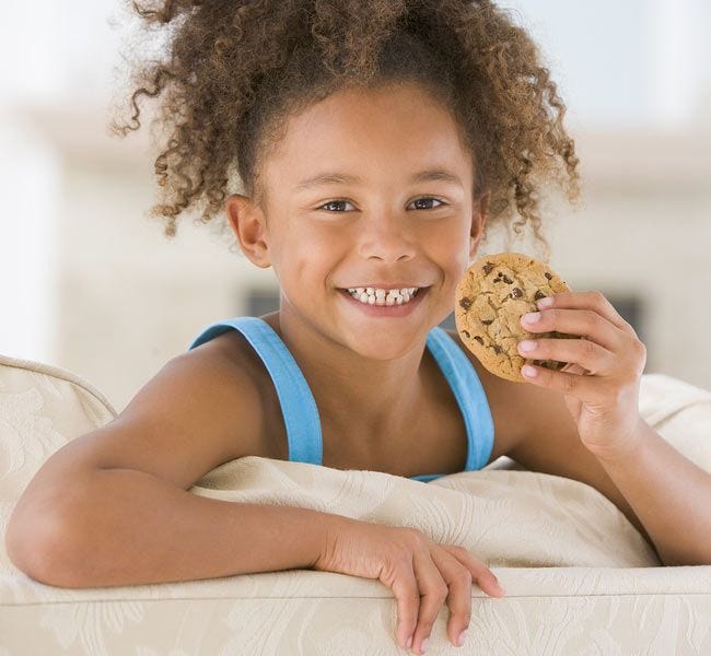 Caramel Sea Salt Chocolate Chip Cookies, Kosher | 3 oz. snack bags for school lunch break.