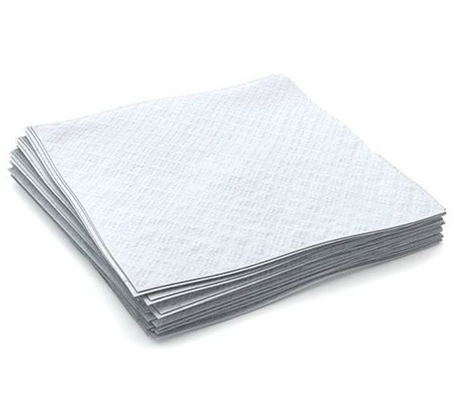 Cascades Pro Select N010 Beverage Napkins  White 1 Ply 1/4 Fold 9 x 9  Square Paper Cocktail Napkins