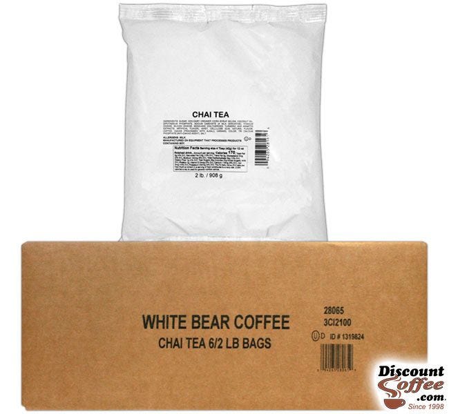 Chai Tea Cappuccino Mix Bulk Case | 6 / 2 lb. Bags, Food Service, Restaurants, Convenience Store Hopper Beverage Machines.