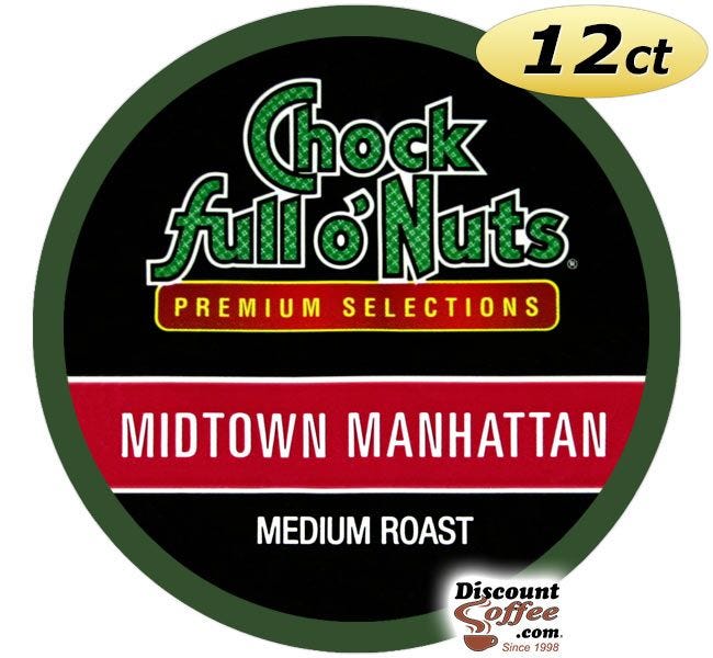 Midtown Manhattan Chock full o'Nuts K-Cup® Coffee for Keurig® Brewing Systems