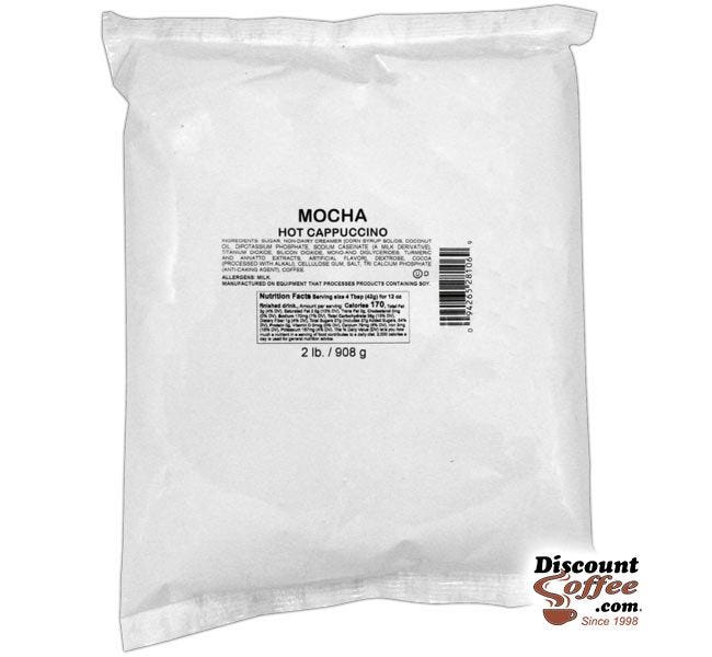 Chocolate Mocha Cappuccino Vending Mix 2 lb. Bag | Refills Commercial Hot Beverage Hopper Machine, Foodservice 6 Bag, 12 lb. Case.