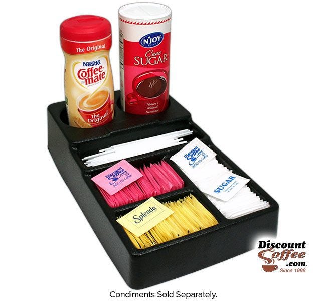 Condiment Caddy Tray Small, Large Plastic Condi-Caddies