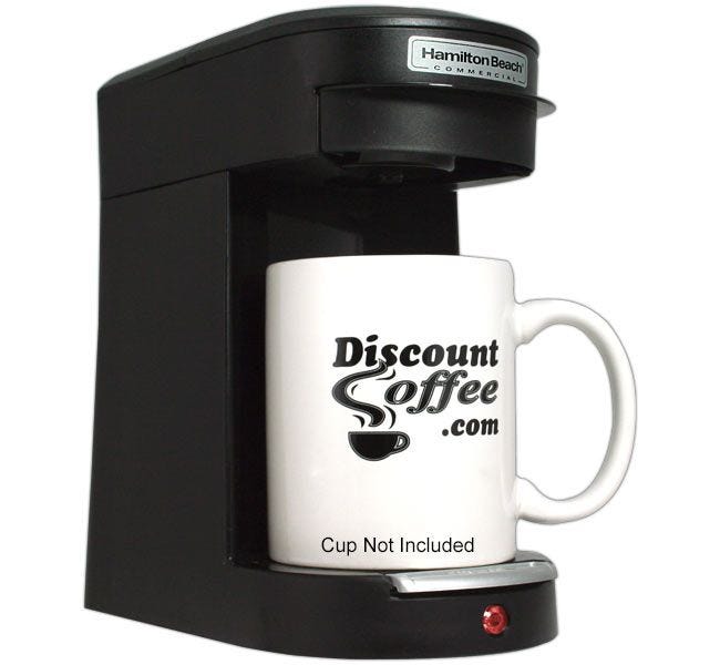 Costa Rican Pod Coffee Maker, Hamilton Beach Commercial Brewer, Single Cup In-room Coffee