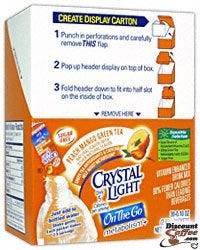 Crystal Light On The Go Metabolism Peach Mango Green Tea