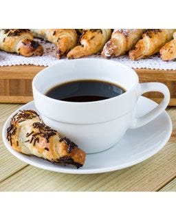 Chocolate Croissants with Coffee