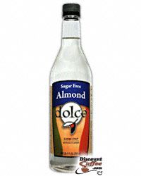 Dolce Gourmet Flavored Sugar Free Almond Sryup