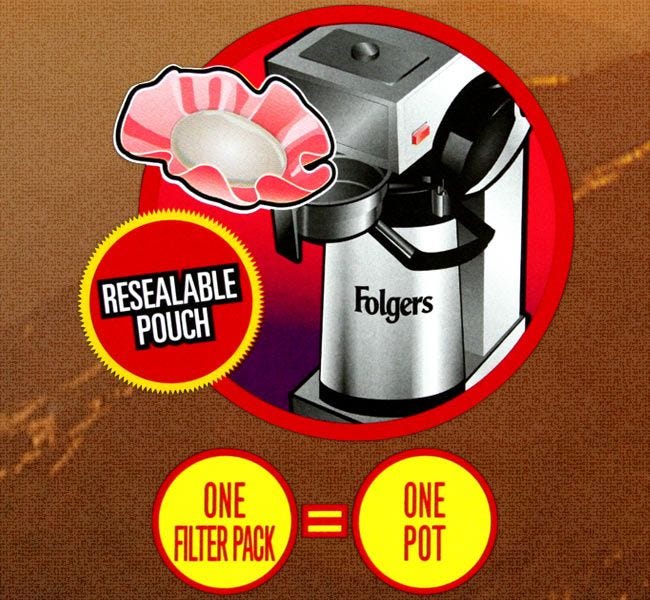 Commercial Airpot Coffee Brewer | Folgers Filter Pack brews perfect pots of Colombian Coffee.