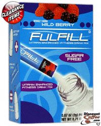 Wild Berry FulFill Sugar Free Fitness Stix - Bottled Water