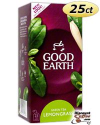 Good Earth Green Tea Blend with Lemon Grass & Natural Flavors