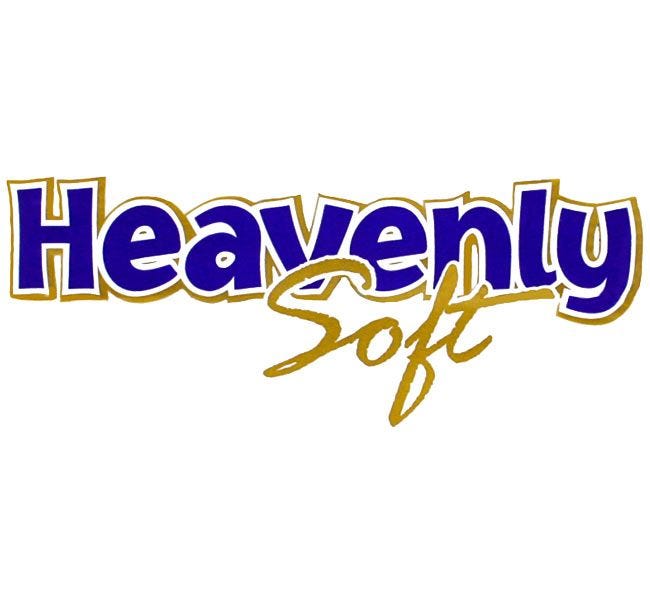 Heavenly Soft | 2-Ply Bathroom Tissue, Ultra Soft White Unscented Bath Tissue. 96 ct. Case Made in U.S.A.