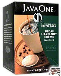 Decaf Hazelnut Cream Java One Coffee Pods