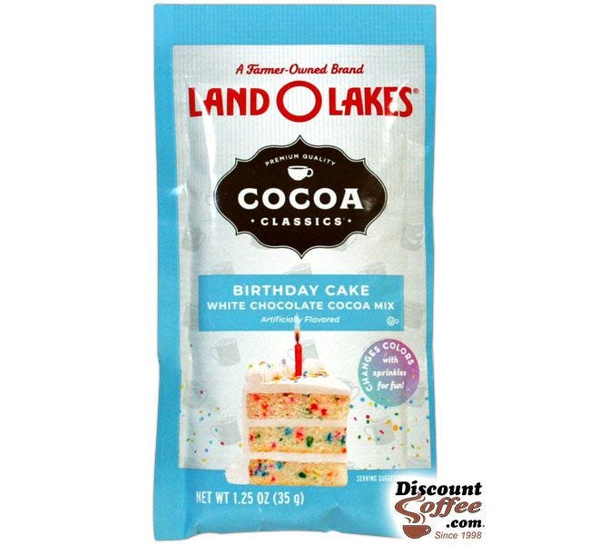 Birthday Cake White Chocolate | Land O Lakes Hot Cocoa Mix