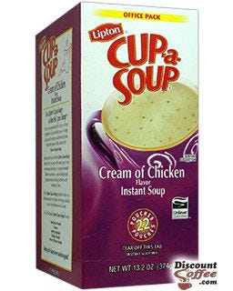 Cream of Chicken Lipton Cup A Soup - Instant Soup Mix