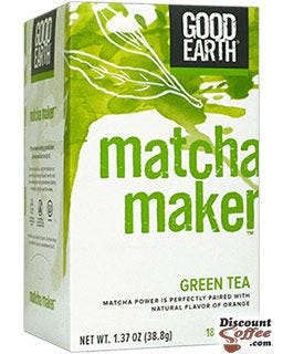 Matcha Maker Green Tea | Good Earth Tea, Orange Citrus, Chamomile, Licorice Root, Ginger