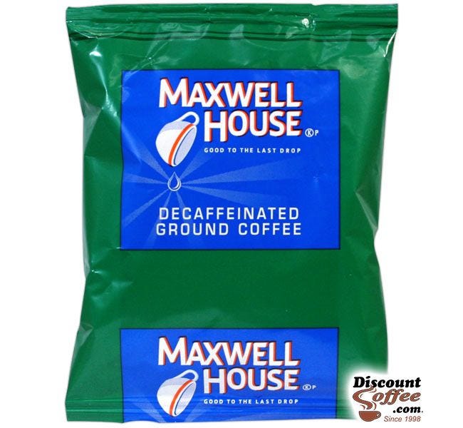 Maxwell House Decaf Coffee Pouches