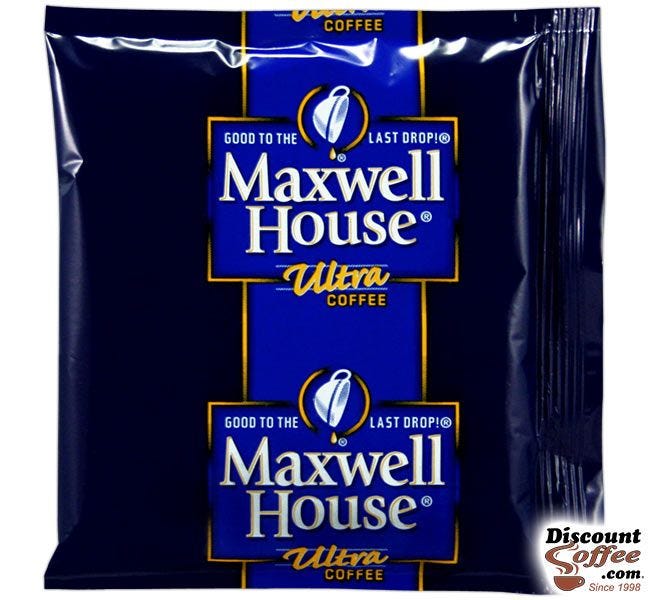 Maxwell House .8 oz. Ultra Roast Pouches - 42/ Case