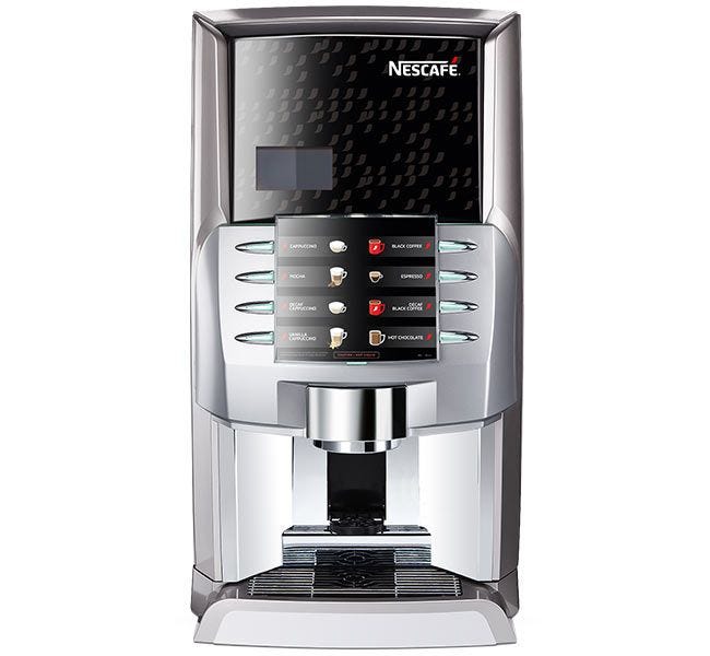 Nescafe Alegria Buttercrisp Cappuccino Machine | Nestle Buttercrisp Hot Beverage Vending Machine Hopper Dispenses Water Soluble Mix.