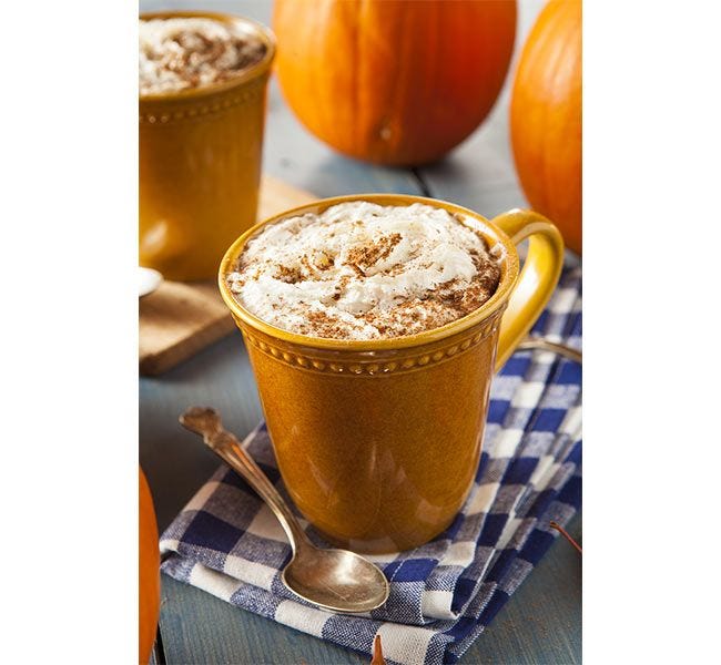 Pumpkin Spice Cappuccino Cups | Seasonal Flavored Pumpkin Pie Tasting Cappuccino Powder Mix.