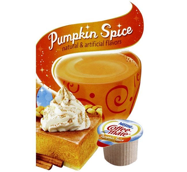 Every sip of pumpkin spice flavored coffee tastes like home-made pumpkin pie for Thanksgiving.