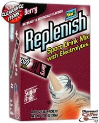 Sugar Free Berry Replenish Sports Drink Mix with Electrolytes