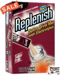 Sugar Free Berry Replenish Sports Drink Mix with Electrolytes