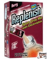 Sugar Free Berry Replenish Sports Drink Mix with Electrolytes