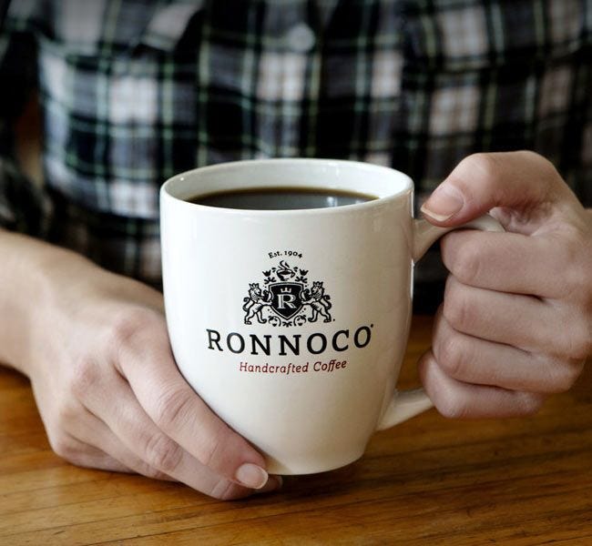 Ronnoco Private Estate Medium Roast Coffee Brews perfect cup | Handcrafted Gourmet Coffee.