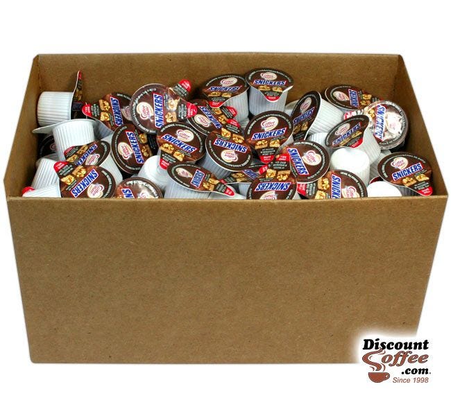 Snickers Chocolate Coffee-mate Food Service Case. 180 count Bulk Creamers. Restaurants, Convenience Stores, Coffee Stations.