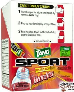 Fruit Punch Tang Sport with Electrolytes Fitness Drink Mix