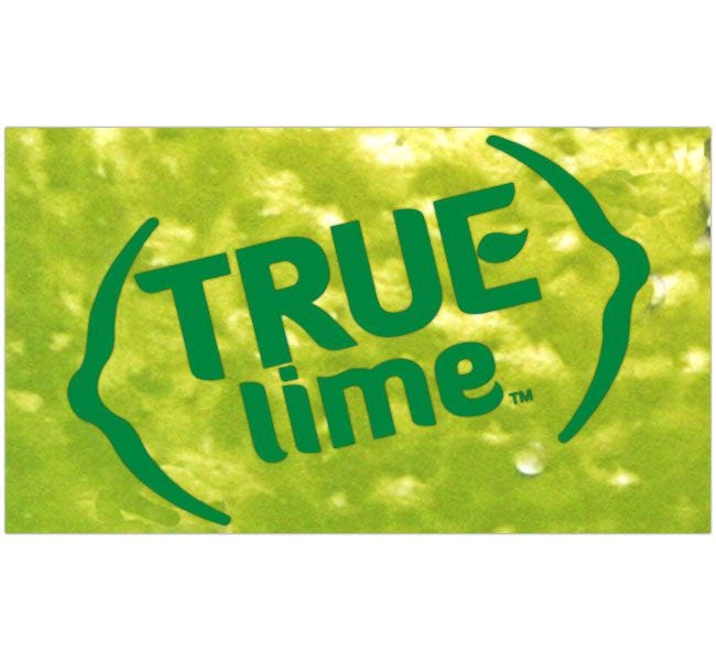 True Citrus | True Lime 100 Packet Dispenser, Fresh Squeezed Unsweetened Natural Lime Juice Fruit Flavor, Made in U.S.A.