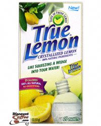 True Lemon 20 ct. Box - 100% All Natural Crystallized Lemon