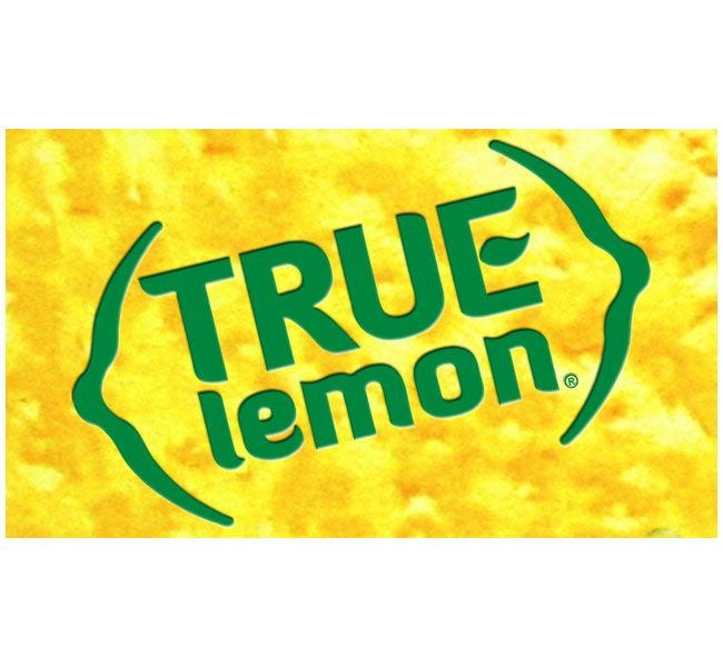 True Lemon | 32 Packet Box, 100% All Natural Crystallized Lemon Powder for water, tea, drinks.