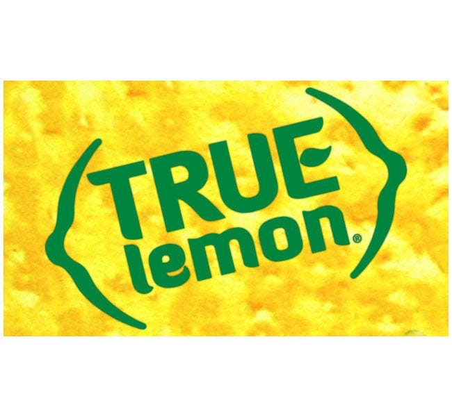 True Lemon | 500 ct. Foodservice Bulk Case, 500 Lemon Packet Case, 100% Natural Crystallized Lemons