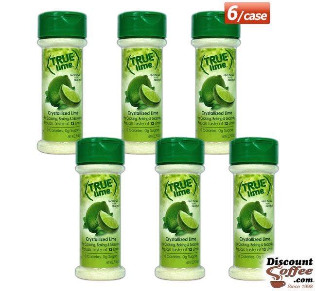 True Lime Shakers 6 ct. Case | Natural Fresh Squeezed Lime Juice Flavored Seasoning for Cooking, Baking, Kitchens, Restaurants, Buffets.