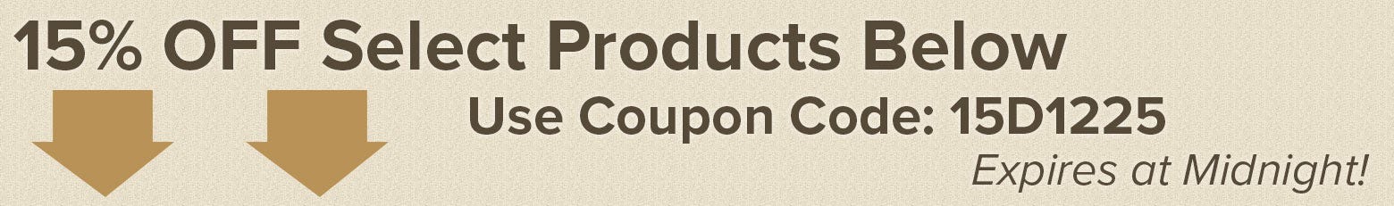 Discount Coffee 15% Off Coupon Code, 15D1225, Expires Midnight. Save on select products below, while they last.